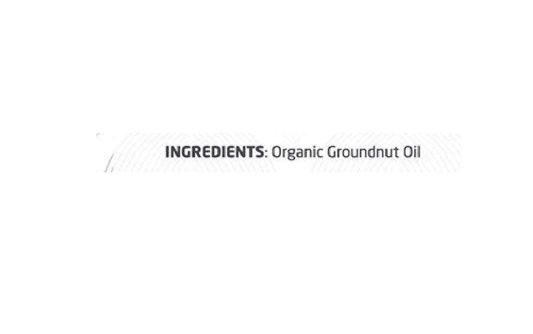 Healthkart Organic Groundnut Cold Pressed Oil   Bottle  1 litre